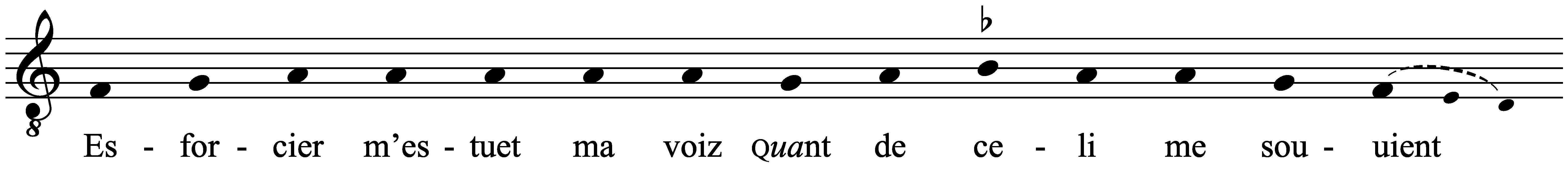 Work musical notation